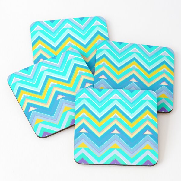 Item preview, Colourful Zig Zag Pattern  designed and sold by Pattern Hub.