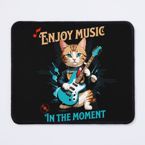 Item preview, Retrofonia: Virtuoso Cat in Vintage Digital Art designed and sold by Artedig.