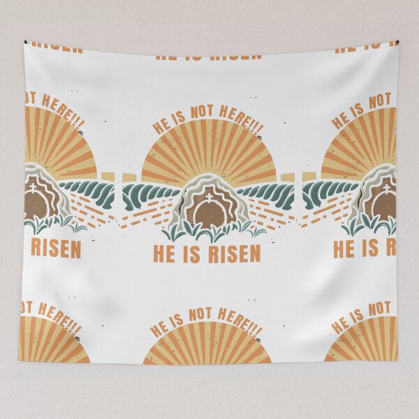 Item preview, He is Not Here. He is Risen! - Easter Resurrection Celebration Design designed and sold by HahaHandlesHub.