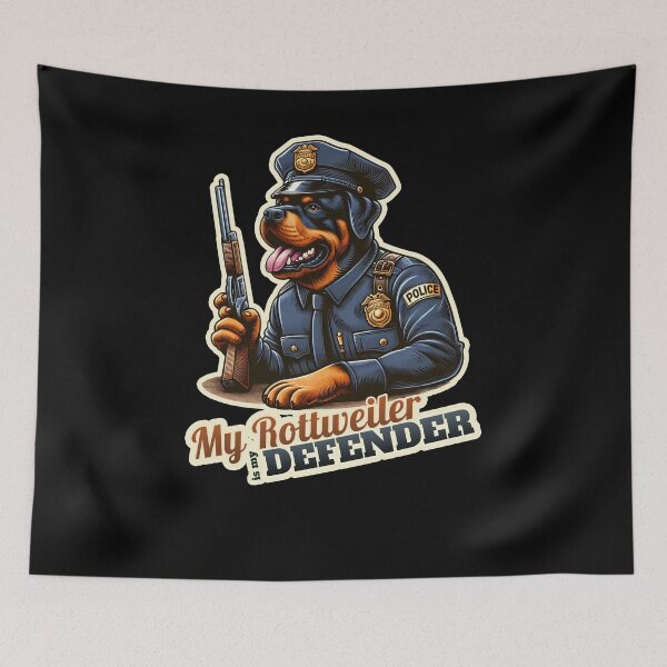 Item preview, Police Rottweiler designed and sold by ThisDress.