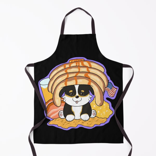Item preview, American Breakfast Tri Color Corgi designed and sold by DrawsCutePaws.