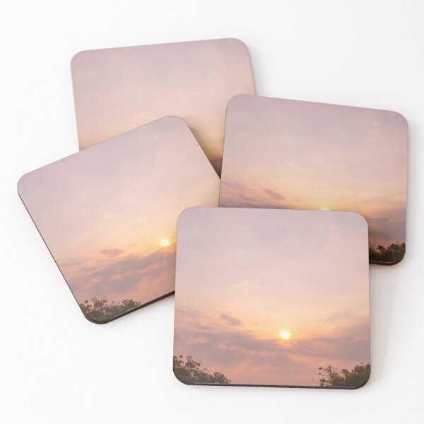 Item preview, Morning sunrise and beautiful sky, white green tree. designed and sold by MiMee4451.