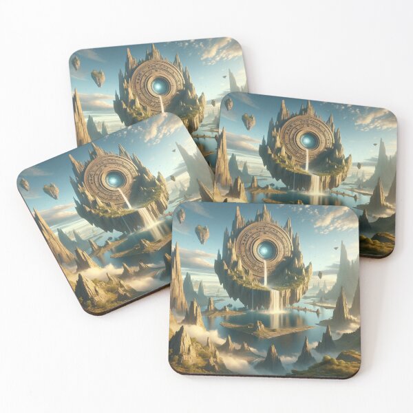 Item preview, Mystical Floating Island - Portal of Dreams designed and sold by UrbainEcho.