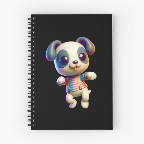 Item preview, Dancing 3D Cute Dog, Vibrant 3D Adorable Dog, A Colorful Kawaii Dog while Dancing designed and sold by SnuggleSafari.