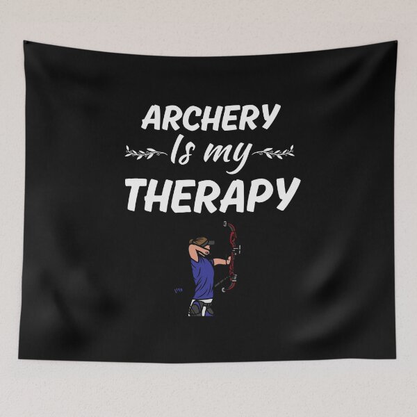 Item preview, Archery is my therapy, funny archery sport club or team women life designed and sold by NBSStore.
