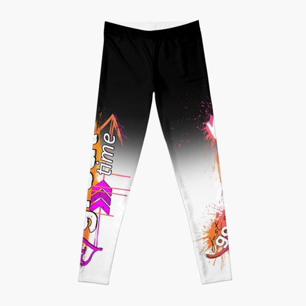 greate time - good feeling- schwarz-weiß Leggings