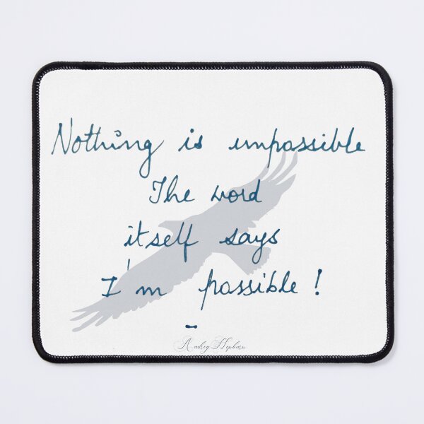 Item preview, Nothing is impossible/Handwritten quote/Motivation designed and sold by VeenaNair23.
