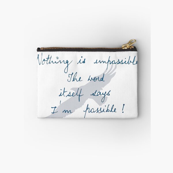 Item preview, Nothing is impossible/Handwritten quote/Motivation designed and sold by VeenaNair23.