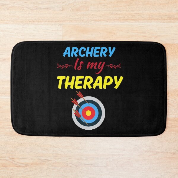 Item preview, Archery is my therapy, funny archery sport club or team practice target designed and sold by NBSStore.