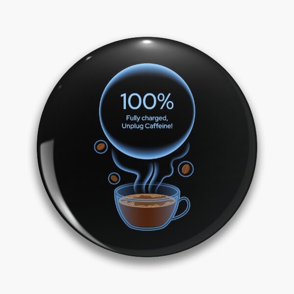 Item preview, Fully Charged, Unplug Caffeine! designed and sold by vartpi.