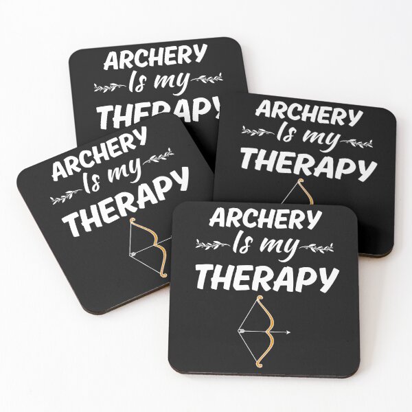 Item preview, Archery is my therapy, funny archery sport club or team practice bow and arrow designed and sold by NBSStore.