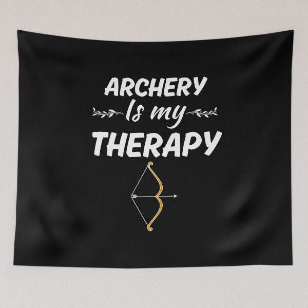 Item preview, Archery is my therapy, funny archery sport club or team practice bow and arrow designed and sold by NBSStore.