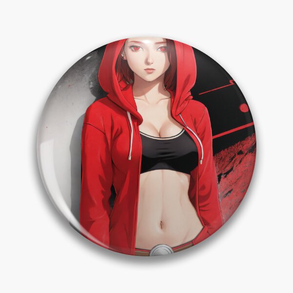 Item preview, Intensity in Red: Unyielding Gaze and Bold Style designed and sold by VoidXedis.