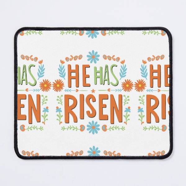 Item preview, He Has Risen - Easter Christian Floral Design - Joyful Resurrection Art designed and sold by HahaHandlesHub.