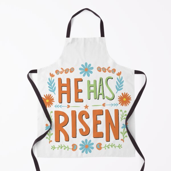 Item preview, He Has Risen - Easter Christian Floral Design - Joyful Resurrection Art designed and sold by HahaHandlesHub.
