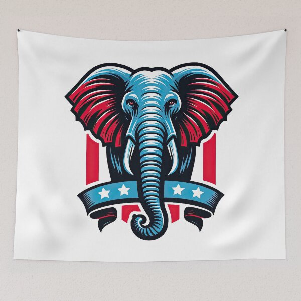 Item preview, Regal Republican: Elephant Emblem of Honor designed and sold by Sventek.