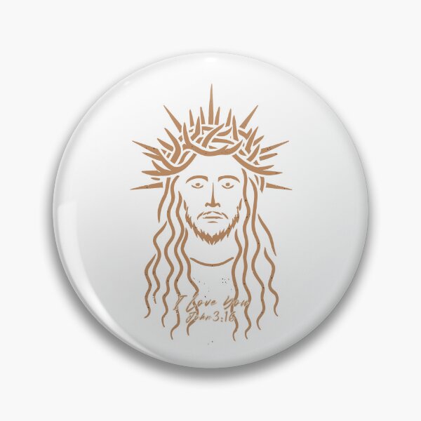 Item preview, Jesus - I Love You - Serene Christian Art - Spiritual Connection Design designed and sold by HahaHandlesHub.