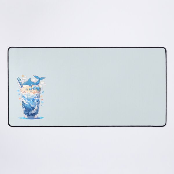 Item preview, Kawaii Blue Whale Drink designed and sold by ureshitomato.