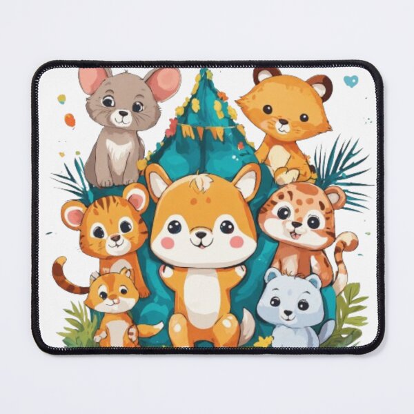 Item preview, Whimsical Menagerie: Playful, Colorful, Cute Animal Design designed and sold by SSulatul101.