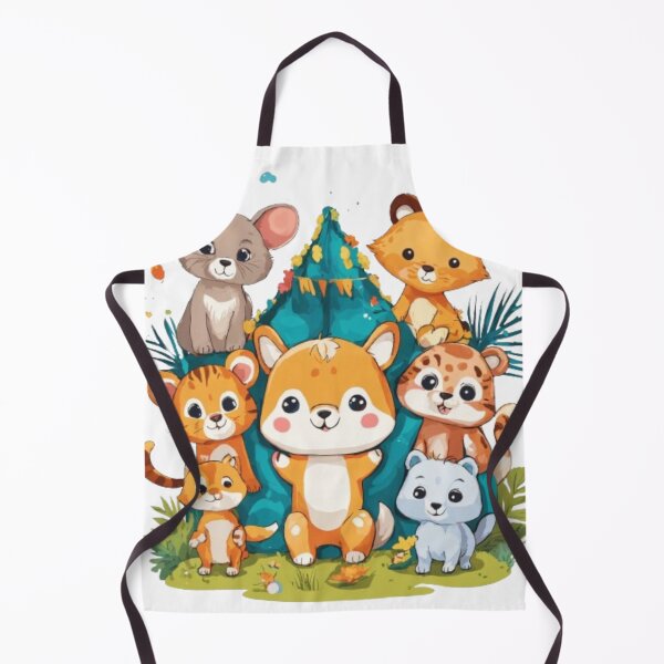 Item preview, Whimsical Menagerie: Playful, Colorful, Cute Animal Design designed and sold by SSulatul101.