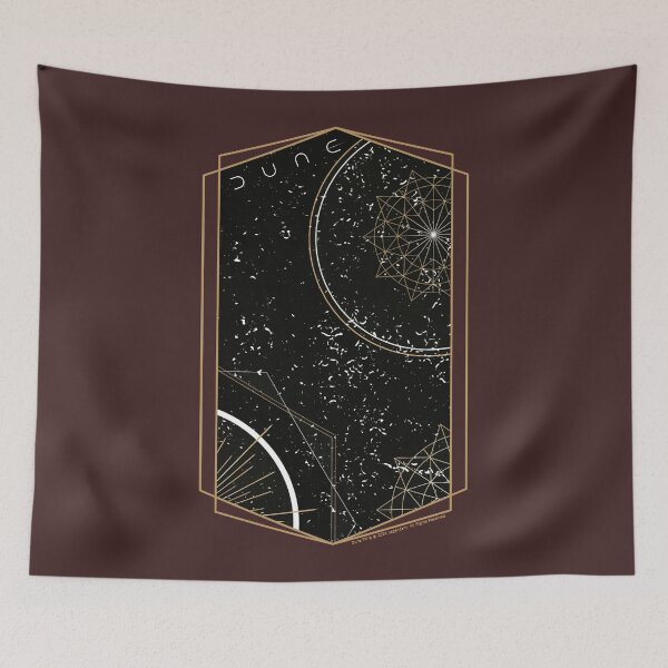 Item preview, DUNE. Arrakis, Dune, Desert Planet (dark brown background) designed and sold by bekksa.