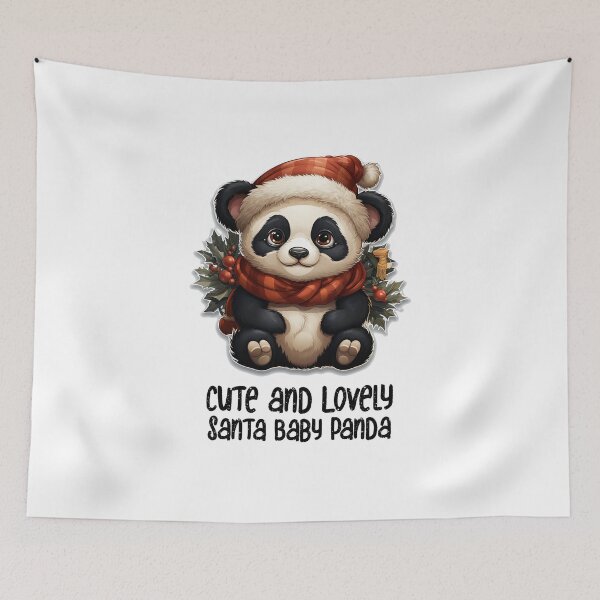 Item preview, Cute and Lovely Santa Panda-Christmas Santa Sweet Panda designed and sold by Mohammed Sohail Khan.