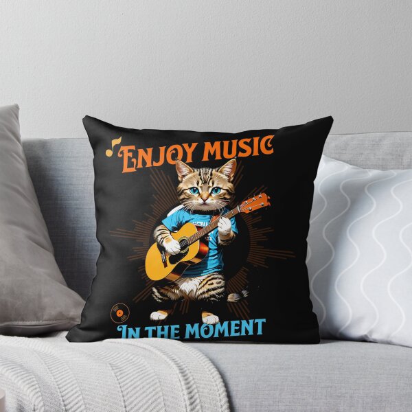 Item preview, Night Serenade: Cat in Retro Futuristic Style designed and sold by Artedig.