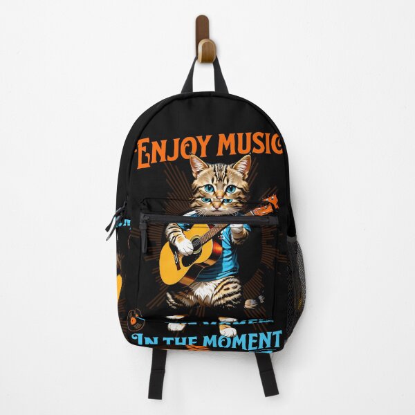 Item preview, Night Serenade: Cat in Retro Futuristic Style designed and sold by Artedig.