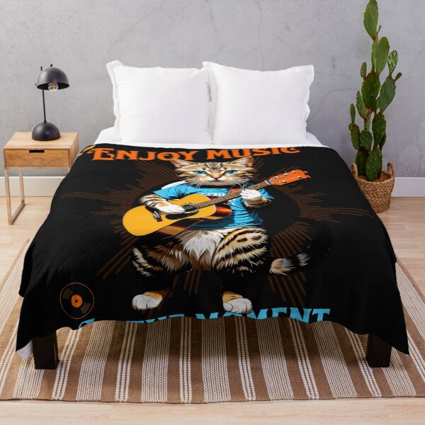 Item preview, Night Serenade: Cat in Retro Futuristic Style designed and sold by Artedig.