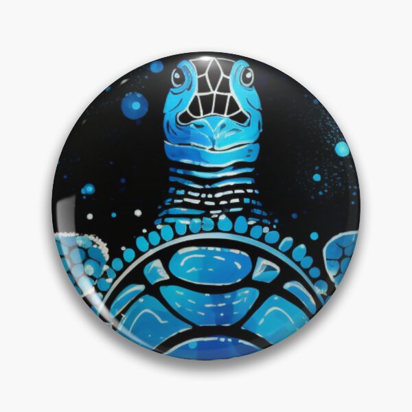 Item preview, Aboriginal Inspired Dot Art - Space Sea Turtle designed and sold by GrinGalore.