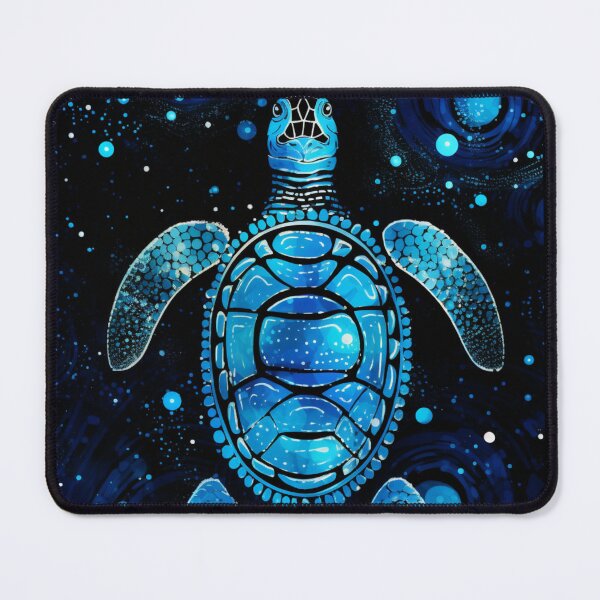 Item preview, Aboriginal Inspired Dot Art - Space Sea Turtle designed and sold by GrinGalore.