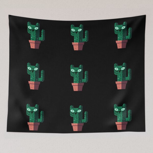 Item preview, Cat and Cactus  designed and sold by Redmoonshine.