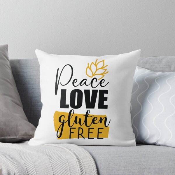 Item preview, Peace, Love and Gluten-free t shirt design designed and sold by MyGluteesFree77.