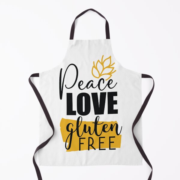 Item preview, Peace, Love and Gluten-free t shirt design designed and sold by MyGluteesFree77.