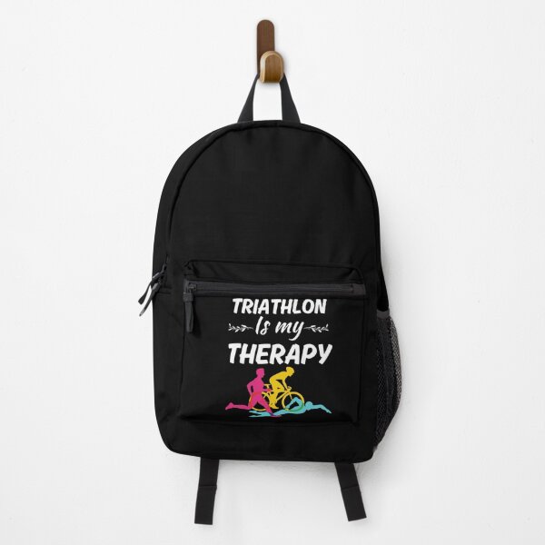 Item preview, Triathlon is my therapy, funny triathlete, triathlon sport fan or lover designed and sold by NBSStore.
