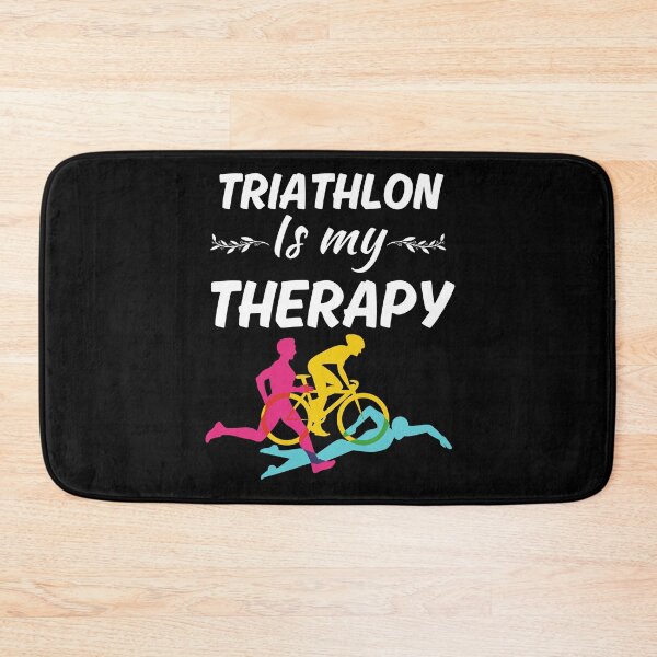 Artikelvorschau, Triathlon ist meine Therapie, lustiger Triathlet, Triathlon-Sportfan oder Liebhaber entworfen und verkauft von NBSStore.