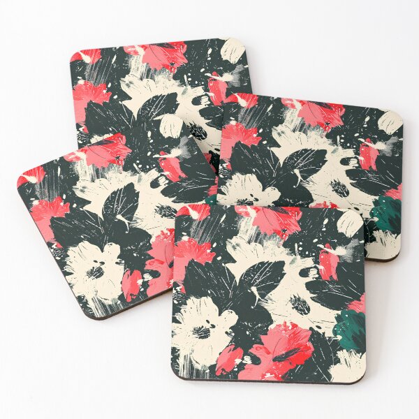 Item preview, Abstract flowers in watercolor design designed and sold by randrdesign.