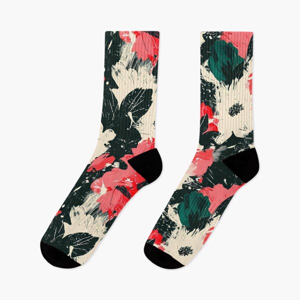 Item preview, Abstract flowers in watercolor design designed and sold by randrdesign.