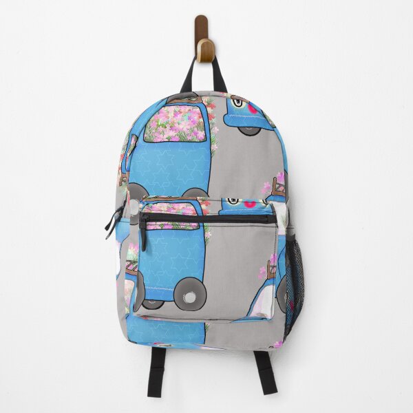 Item preview, Joyful Blue Flower Van Delivery designed and sold by MigWhimsy.