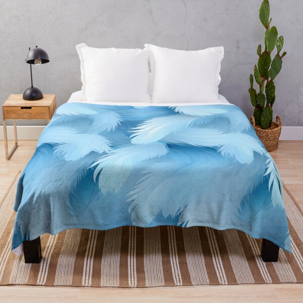 Item preview, Blue Feathers Pattern Graphic 4 designed and sold by ganznice.