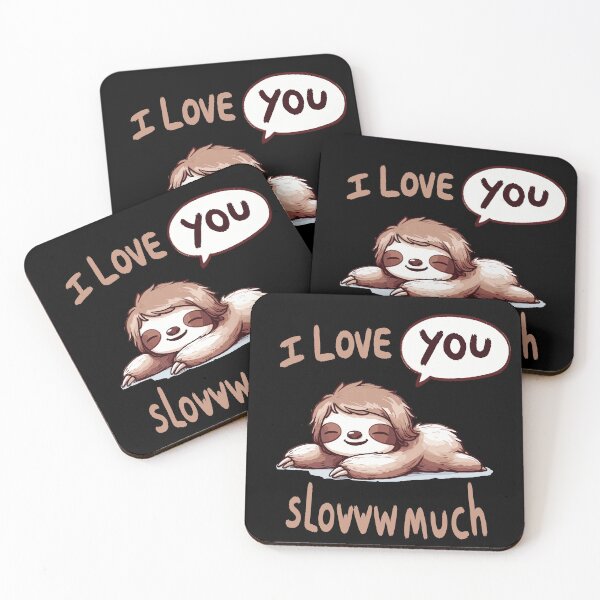 Item preview, I love you slow much designed and sold by DoodleDashShop.