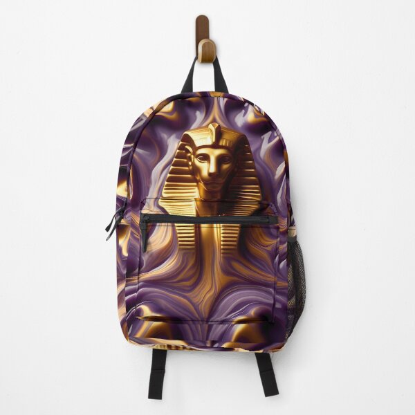 Item preview, Golden Majesty: Amethyst Elegance designed and sold by AI-Only Creations.