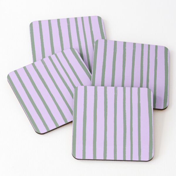 Item preview, Purple and Green Stripes Pattern designed and sold by OneThreeSix.