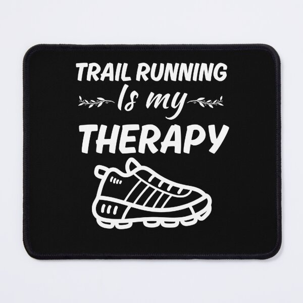 Item preview, Trail running is my therapy, funny trail runner life community designed and sold by NBSStore.