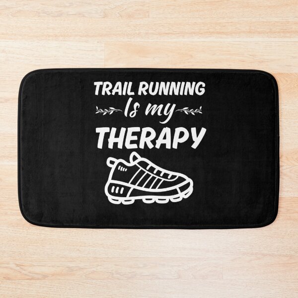 Item preview, Trail running is my therapy, funny trail runner life community designed and sold by NBSStore.