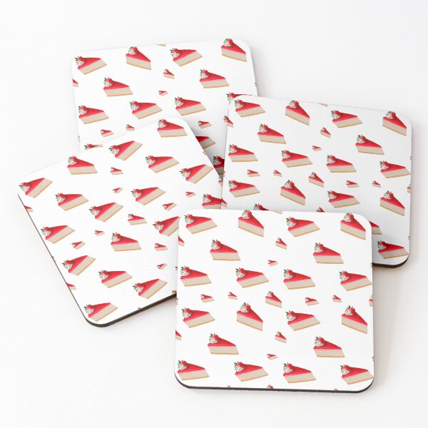 Item preview, Strawberry cheesecake seamless pattern designed and sold by CleverCrafteuse.