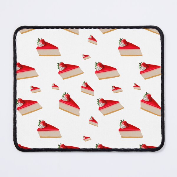 Item preview, Strawberry cheesecake seamless pattern designed and sold by CleverCrafteuse.