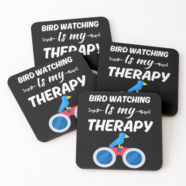 Item preview, Bird watching is my therapy, funny birding hobby, birder men saying designed and sold by NBSStore.