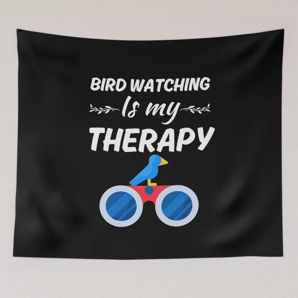 Item preview, Bird watching is my therapy, funny birding hobby, birder men saying designed and sold by NBSStore.