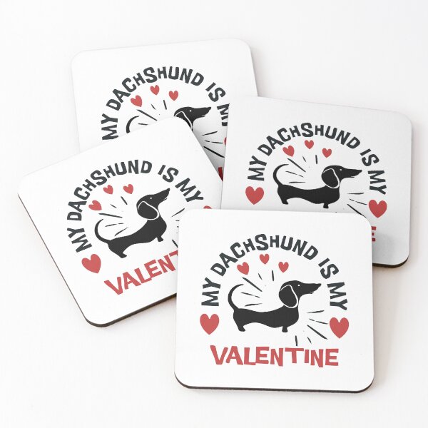 Item preview, Cute Dachshund My Valentine Sausage Dog designed and sold by Hic21.